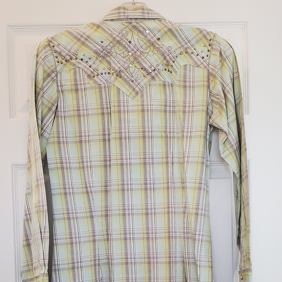 VGUC Rock 47 Pearl Button Down Shirt - Picture 4 of 9